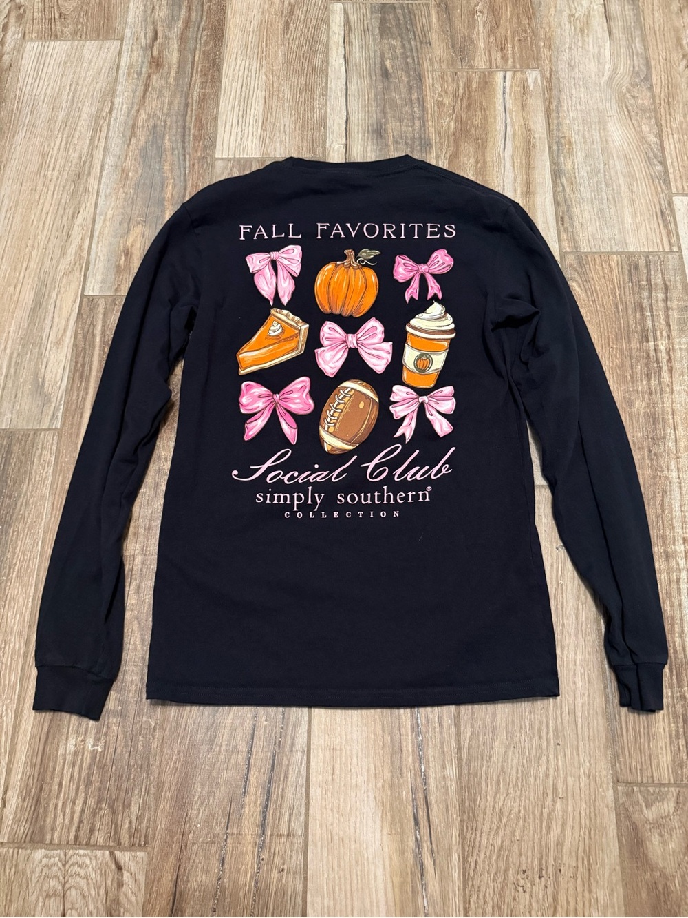 Simply Southern Just A Girl Who Loves Fall Long Sleeve Shirt